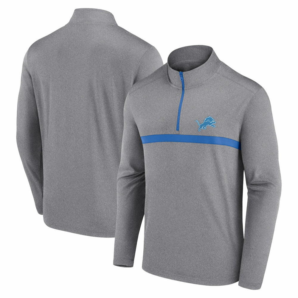 Detroit Lions Head-to-Head Quarter-Zip Pullover Gray | Fanatics