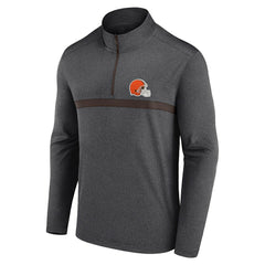 Cleveland Browns Head-to-Head Quarter-Zip Pullover Charcoal | Fanatics
