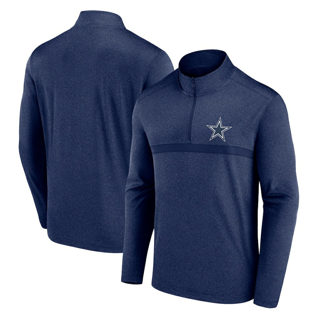 Dallas Cowboys Head-to-Head Quarter-Zip Pullover Navy | Fanatics