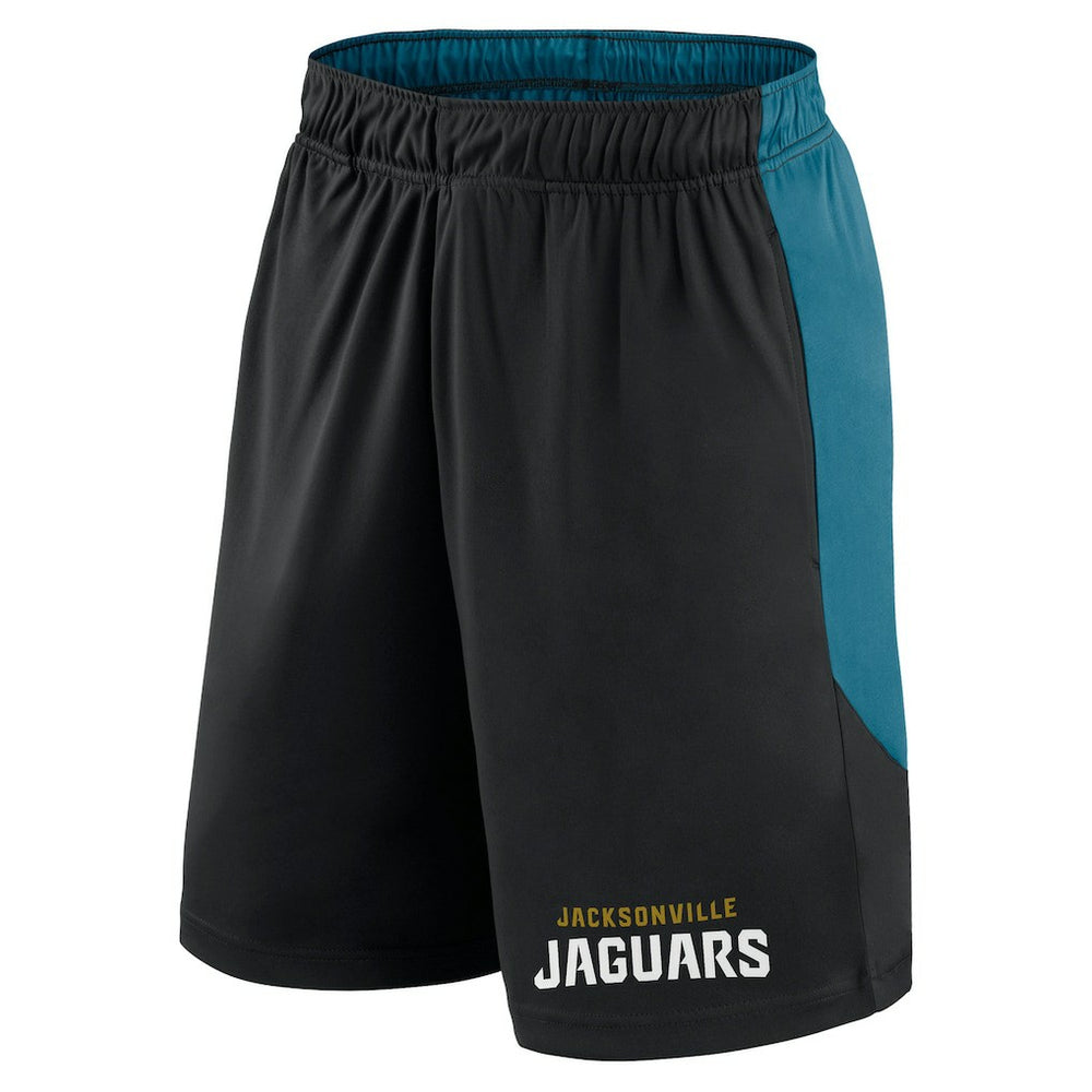 Jacksonville Jaguars Launch Shorts Black/Teal | Fanatics