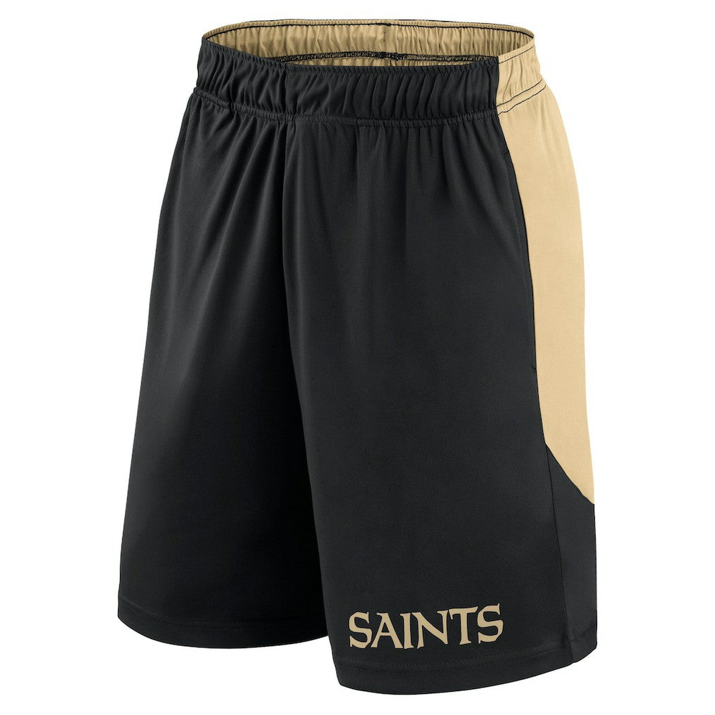 New Orleans Saints Launch Shorts Black/Gold | Fanatics