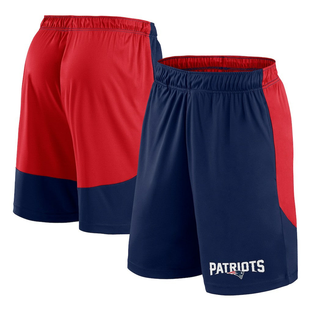 New England Patriots Launch Shorts Navy/Red | Fanatics