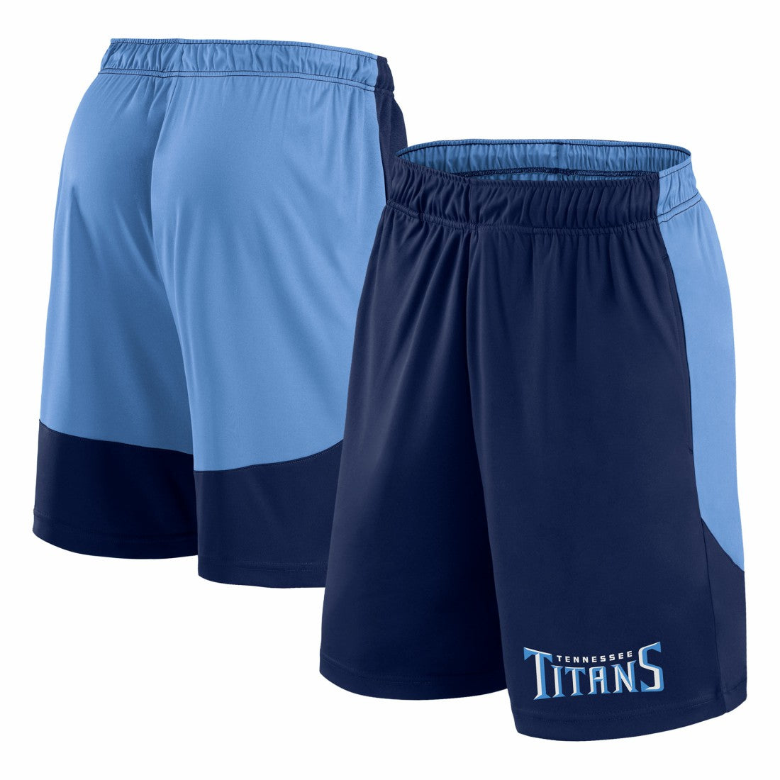 Tennessee Titans Launch Shorts Navy/Light Blue | Fanatics