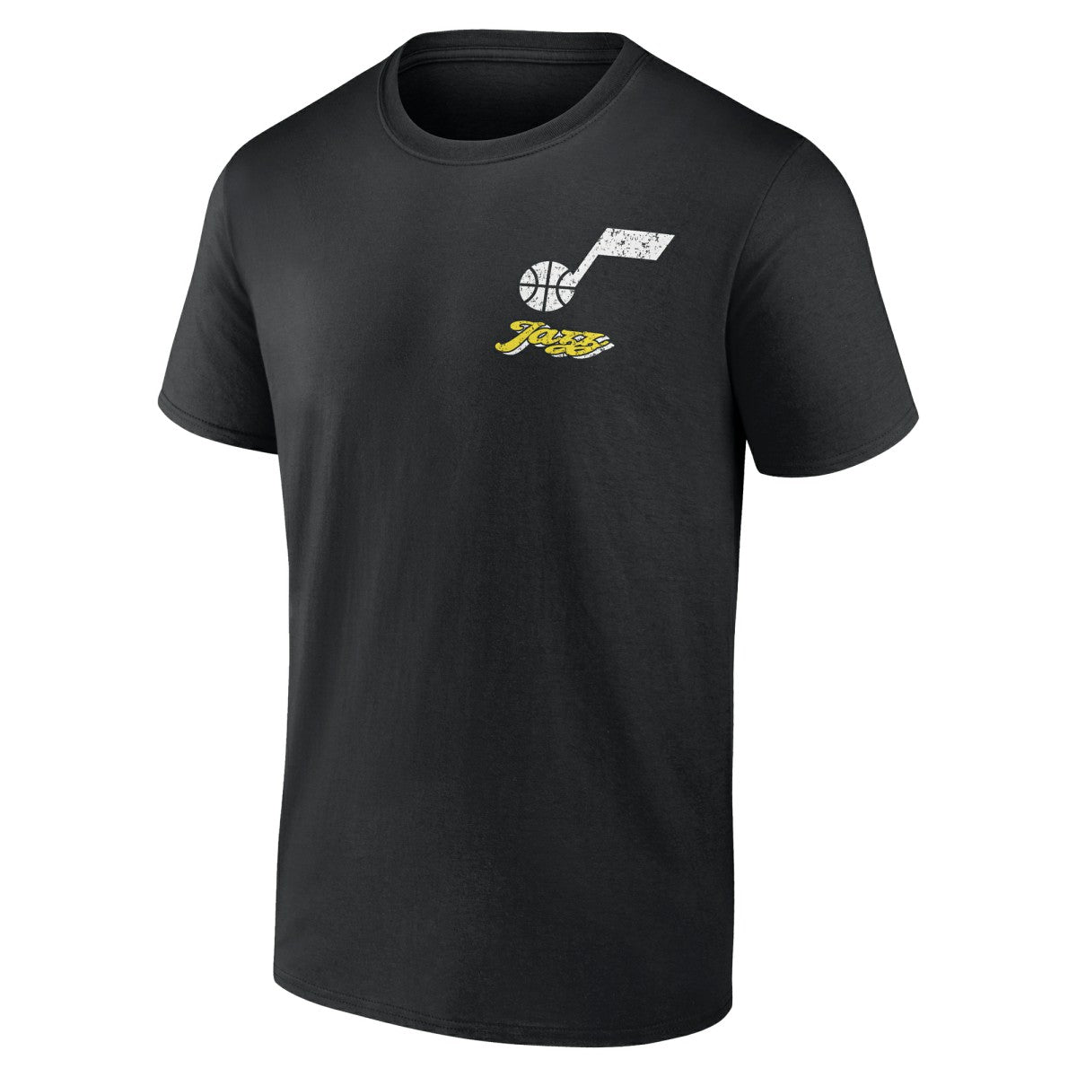 Utah Jazz Logo Athletic Never Over T-Shirt Black - NBA