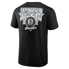 Brooklyn Nets Logo Athletic Never Over T-Shirt Black - NBA