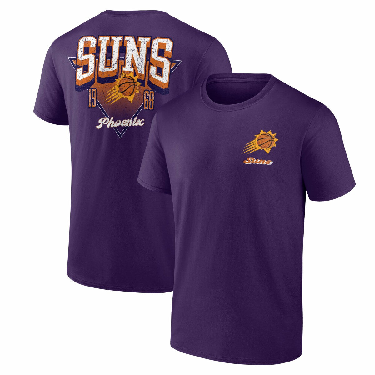 Phoenix Suns Logo Athletic Never Over T-Shirt Purple - NBA
