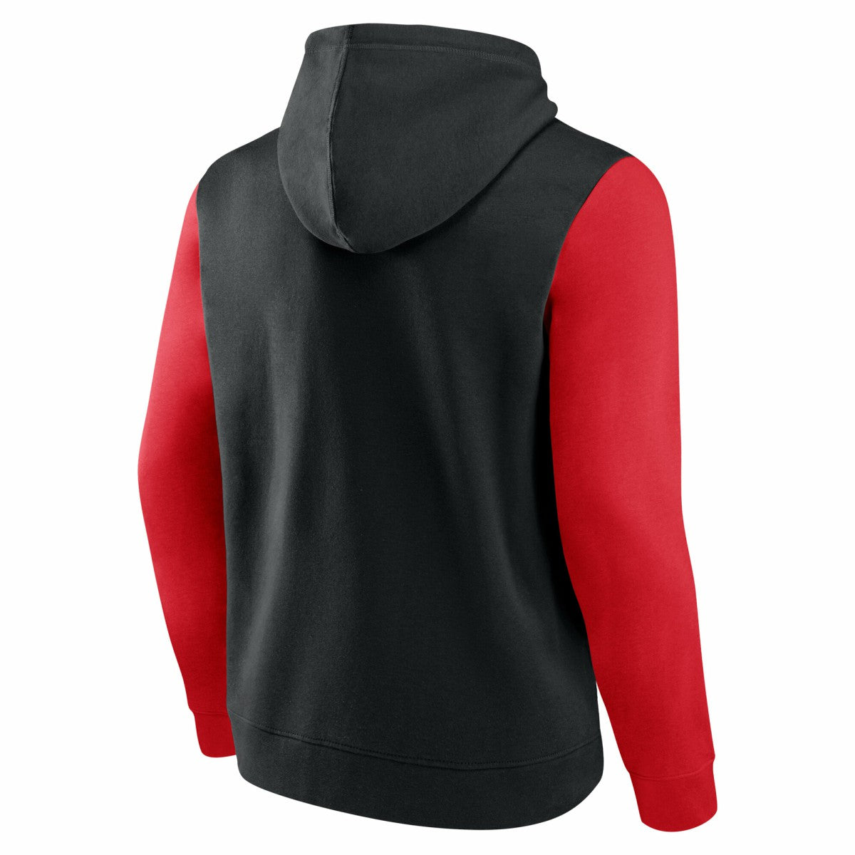 Toronto Raptors Logo Athletic Outline Colorblock Pullover Hoodie Black - NBA