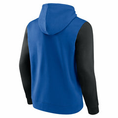 Orlando Magic Logo Athletic Outline Colorblock Pullover Hoodie Blue - NBA