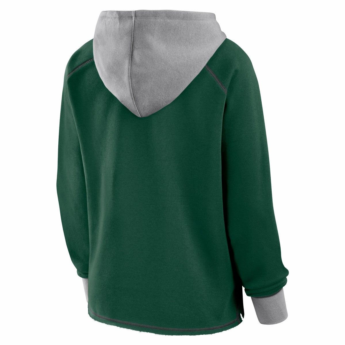 Milwaukee Bucks Logo Athletic Women's Boom Pullover Hoodie Hunter Green - NBA