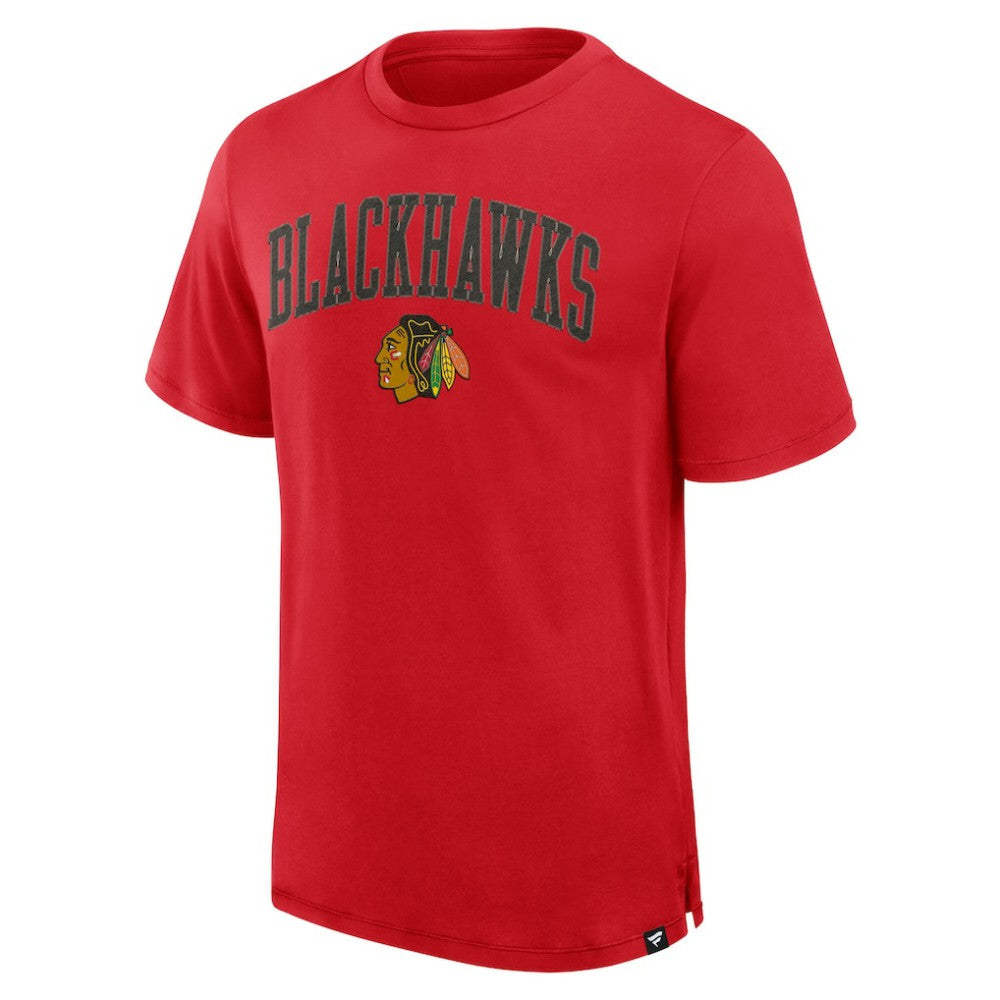 Chicago Blackhawks Fanatics Elevated Pima T-Shirt - Red - NHL