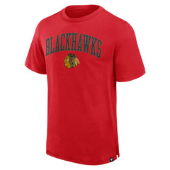 Chicago Blackhawks Fanatics Elevated Pima T-Shirt - Red - NHL