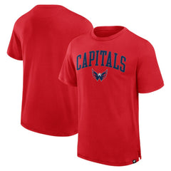 Washington Capitals Fanatics Elevated Pima T-Shirt - Red - NHL