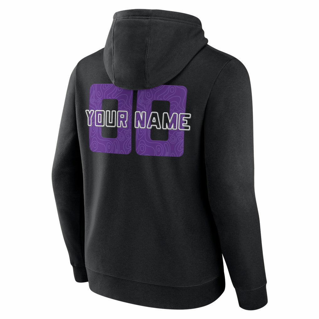 Sacramento Kings Custom Stellar Pullover Hoodie Black - NBA