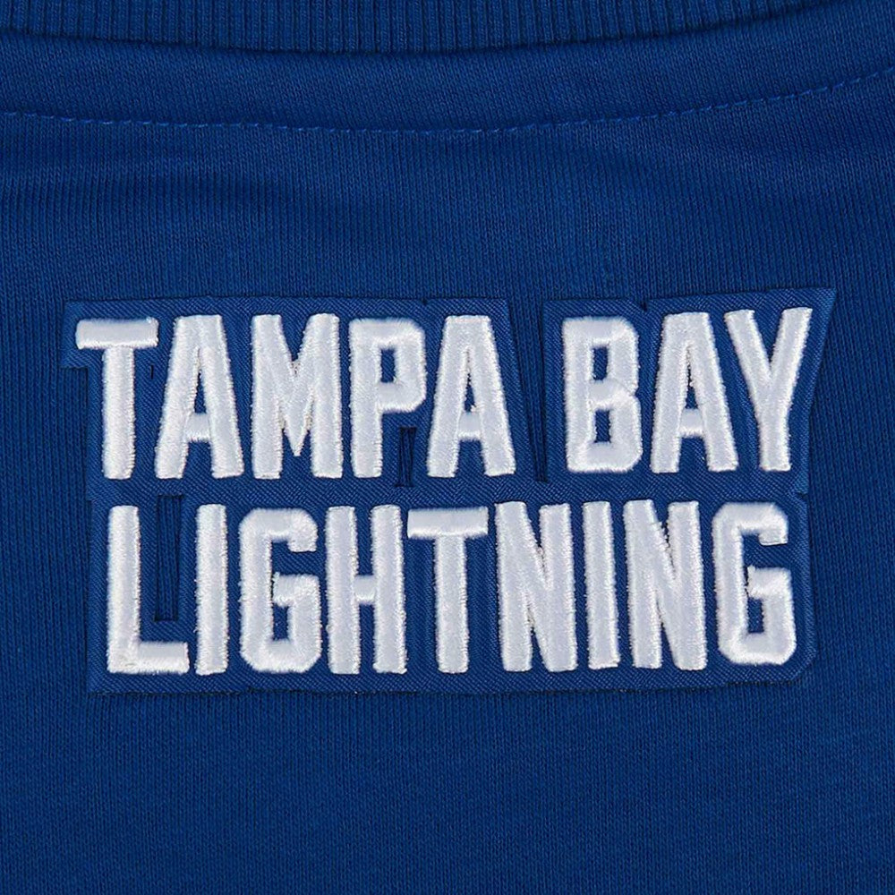 Tampa Bay Lightning Pro Standard Women's Area Code Cropped Pullover Sweatshirt - Blue - NHL