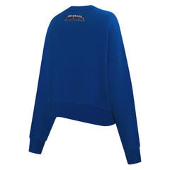 Colorado Avalanche Pro Standard Women's Area Code Cropped Pullover Sweatshirt - Blue - NHL