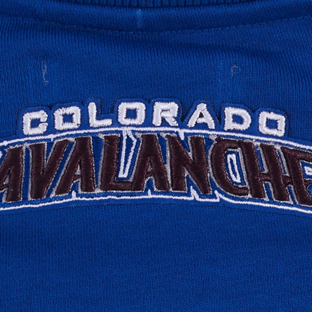 Colorado Avalanche Pro Standard Women's Area Code Cropped Pullover Sweatshirt - Blue - NHL