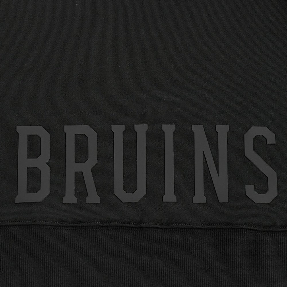 Boston Bruins Pro Standard Women's Jewels Cropped Pullover Hoodie - Black - NHL