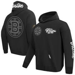 Boston Bruins Pro Standard Paint the City Pullover Hoodie - Black - NHL
