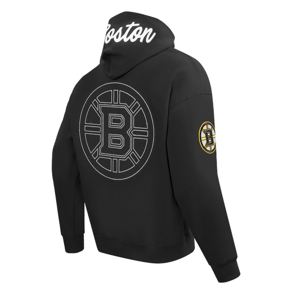 Boston Bruins Pro Standard Paint the City Pullover Hoodie - Black - NHL