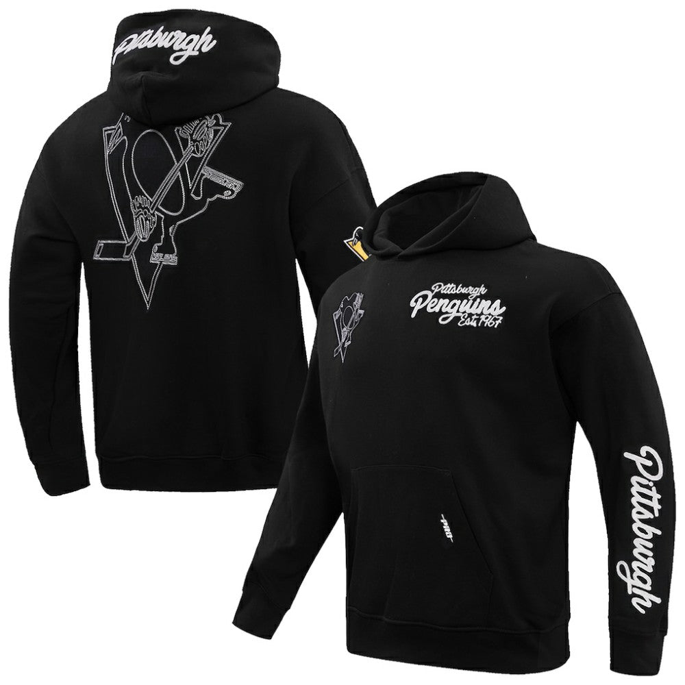 Pittsburgh Penguins Pro Standard Paint the City Pullover Hoodie - Black - NHL