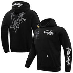 Pittsburgh Penguins Pro Standard Paint the City Pullover Hoodie - Black - NHL