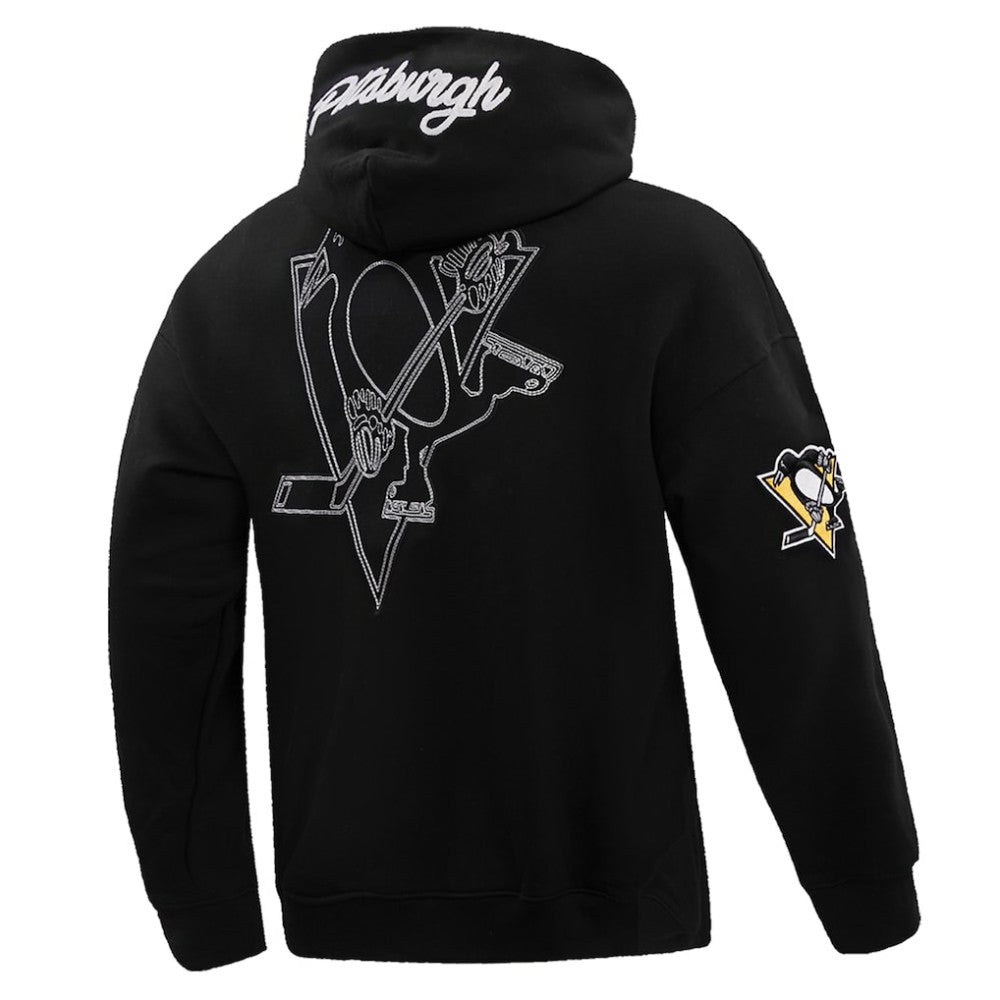 Pittsburgh Penguins Pro Standard Paint the City Pullover Hoodie - Black - NHL
