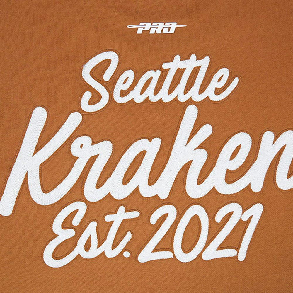 Seattle Kraken Pro Standard Paint the City Pullover Sweatshirt - Brown - NHL
