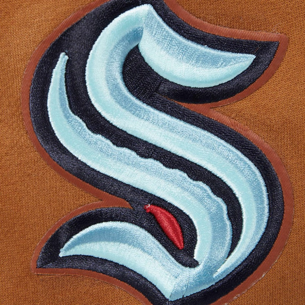 Seattle Kraken Pro Standard Paint the City Pullover Sweatshirt - Brown - NHL