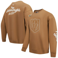 Vegas Golden Knights Pro Standard Paint the City Pullover Sweatshirt - Brown - NHL