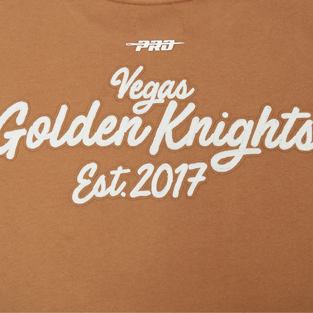 Vegas Golden Knights Pro Standard Paint the City Pullover Sweatshirt - Brown - NHL