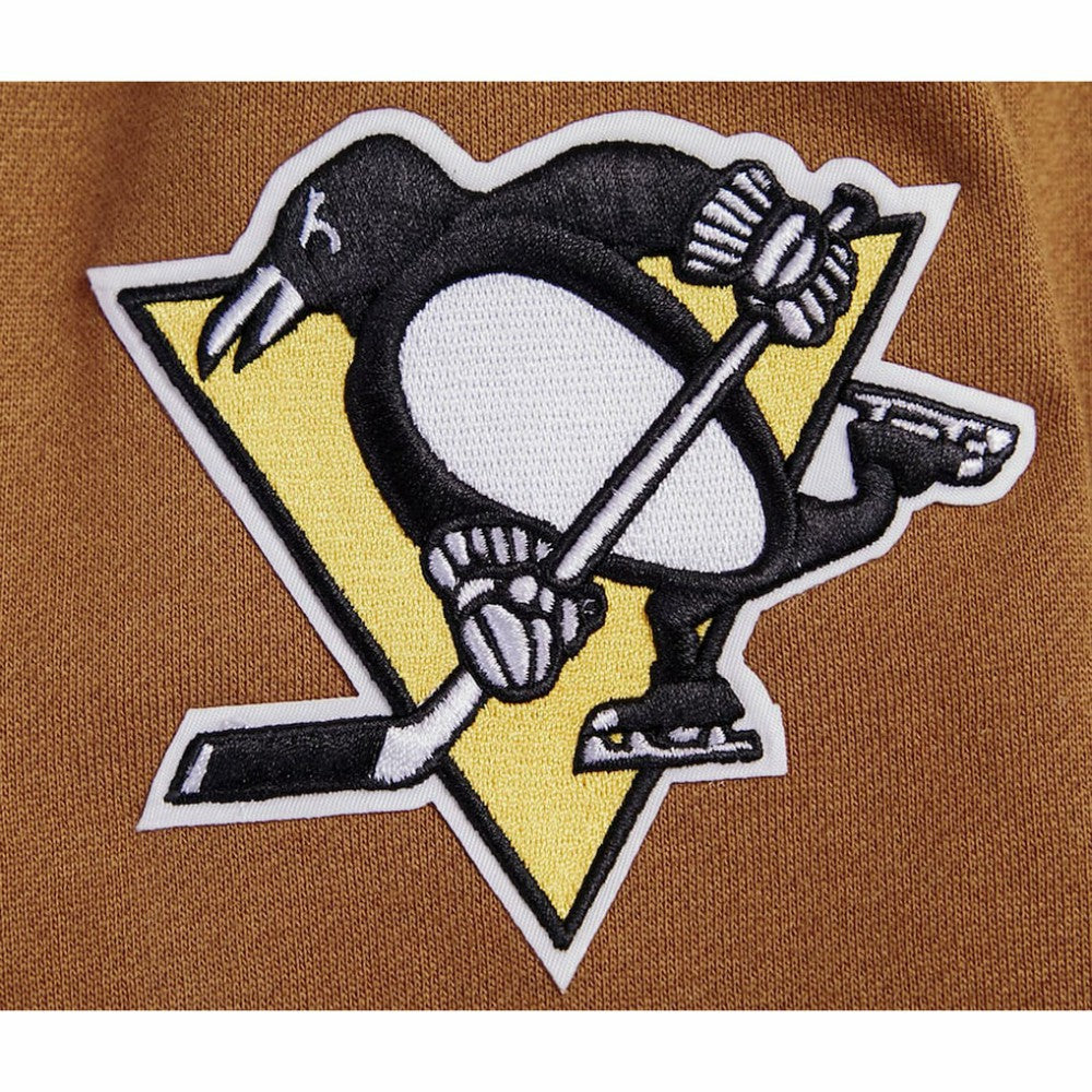 Pittsburgh Penguins Pro Standard Paint the City Pullover Sweatshirt - Brown - NHL