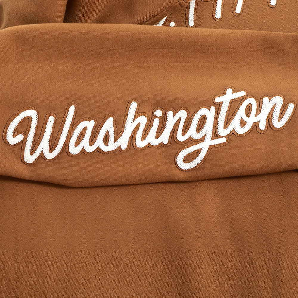 Washington Capitals Pro Standard Paint the City Pullover Sweatshirt - Brown - NHL