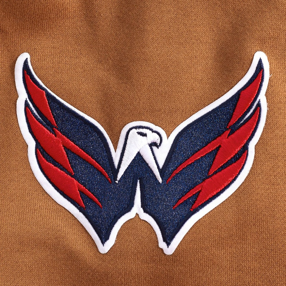 Washington Capitals Pro Standard Paint the City Pullover Sweatshirt - Brown - NHL