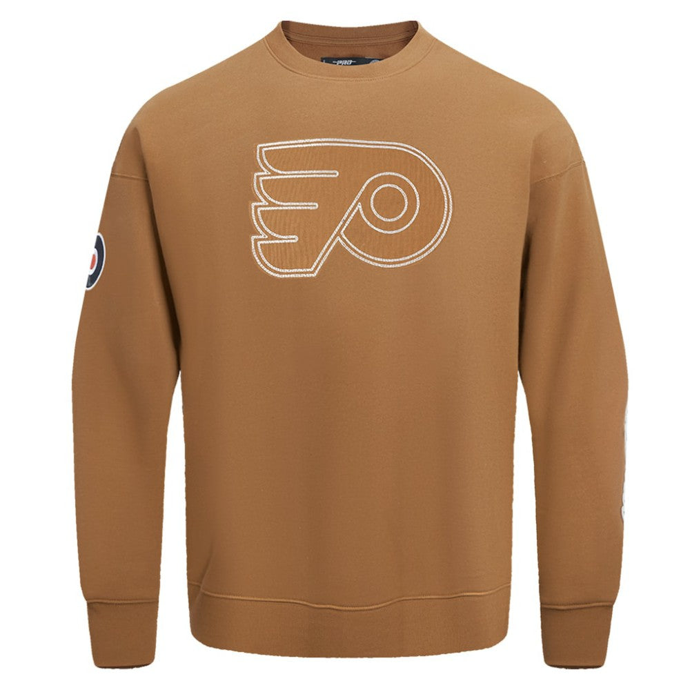 Philadelphia Flyers Pro Standard Paint the City Pullover Sweatshirt - Brown - NHL
