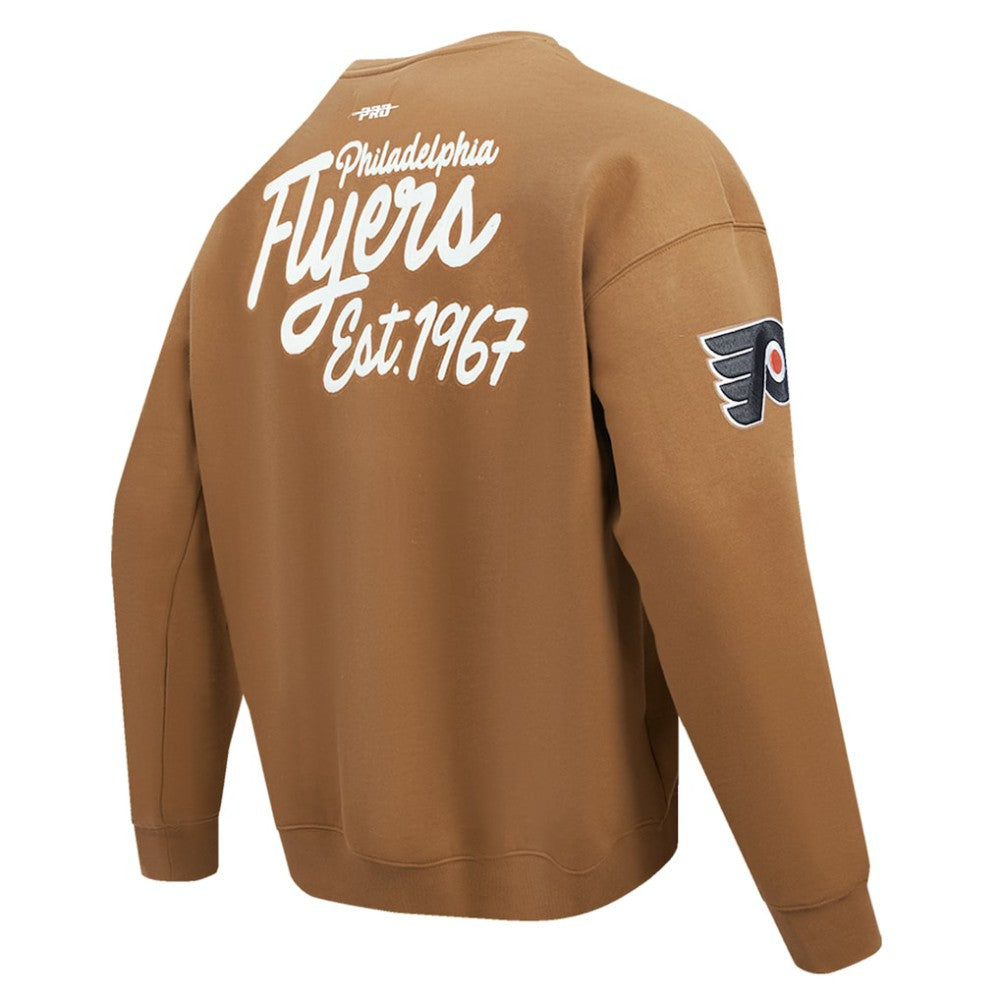 Philadelphia Flyers Pro Standard Paint the City Pullover Sweatshirt - Brown - NHL
