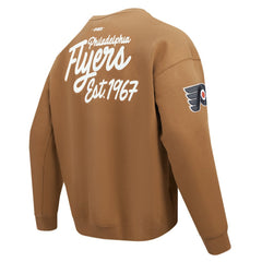 Philadelphia Flyers Pro Standard Paint the City Pullover Sweatshirt - Brown - NHL