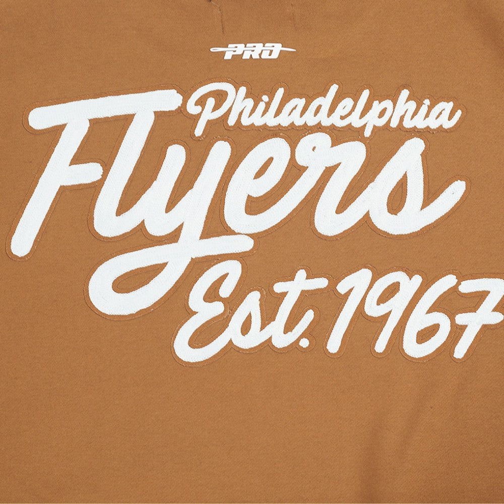 Philadelphia Flyers Pro Standard Paint the City Pullover Sweatshirt - Brown - NHL