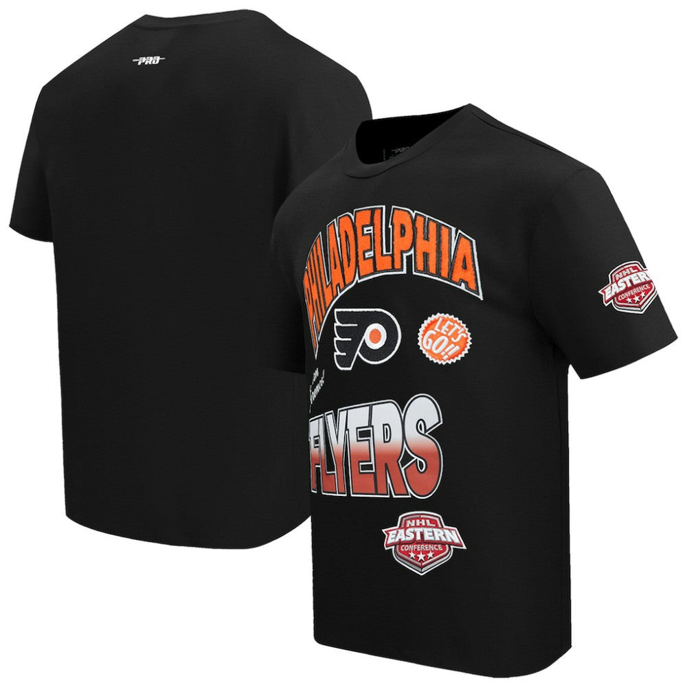 Philadelphia Flyers Pro Standard Turn It Up T-Shirt - Black - NHL