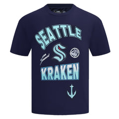 Seattle Kraken Pro Standard Turn It Up T-Shirt - Deep Sea Blue - NHL
