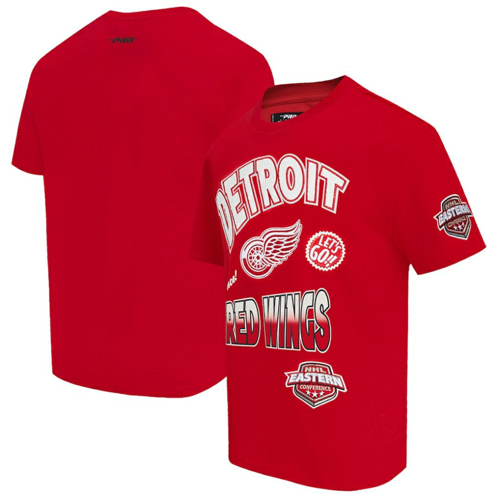 Detroit Red Wings Pro Standard Turn It Up T-Shirt - Red - NHL