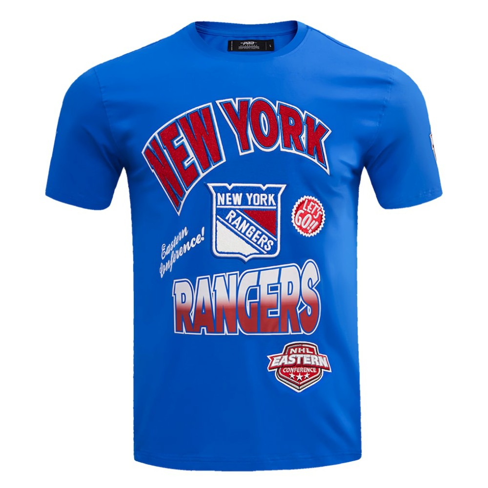 New York Rangers Pro Standard Turn It Up T-Shirt - Blue - NHL