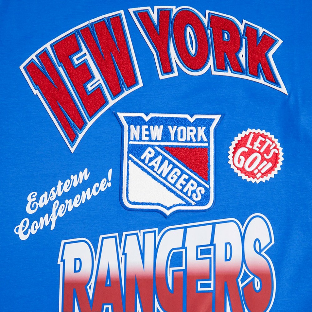 New York Rangers Pro Standard Turn It Up T-Shirt - Blue - NHL