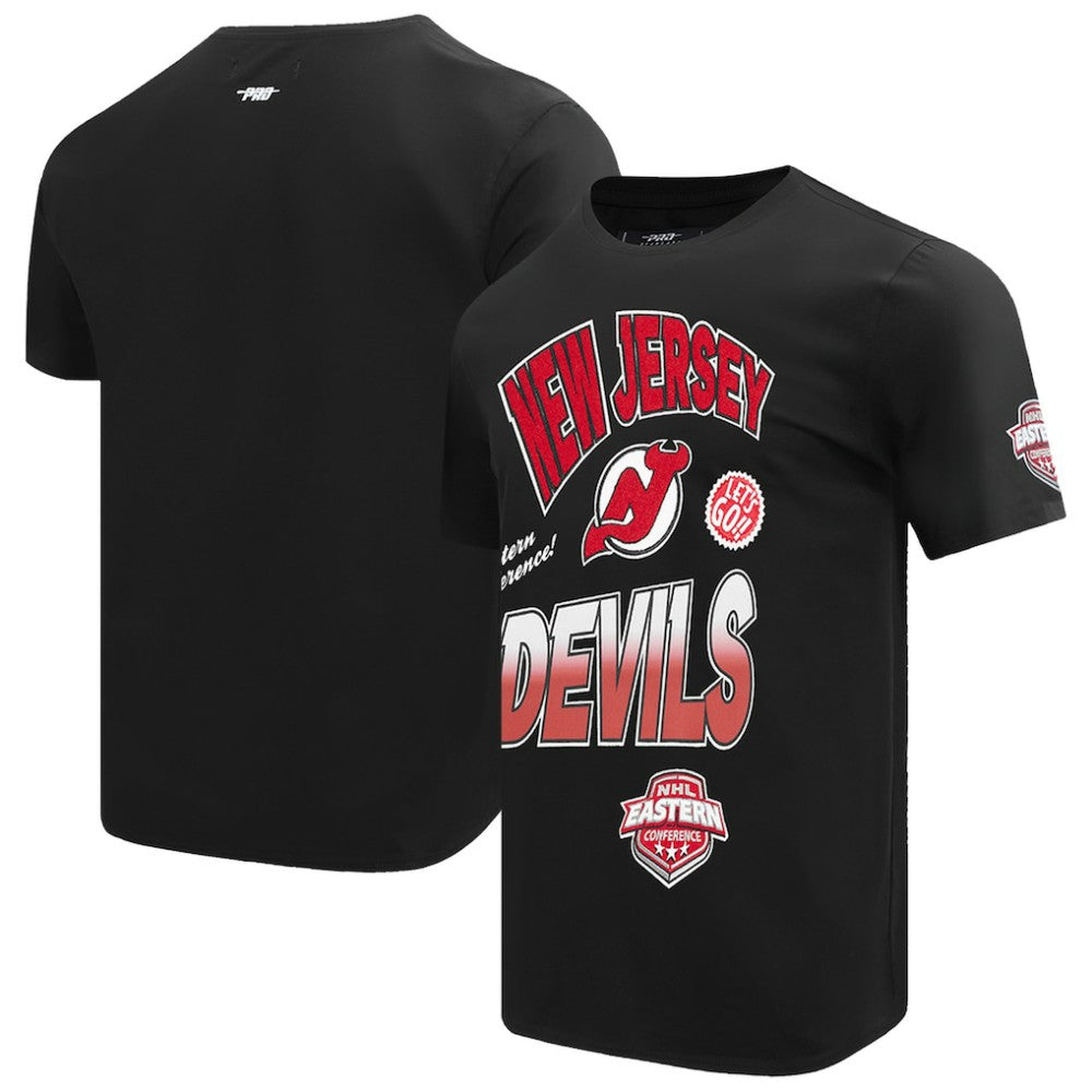 New Jersey Devils Pro Standard Turn It Up T-Shirt - Black - NHL