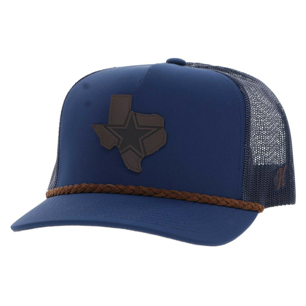 Dallas Cowboys HOOey State Patch Rope Trucker Adjustable Hat Navy | NFL