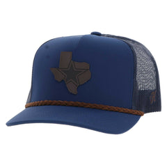 Dallas Cowboys HOOey State Patch Rope Trucker Adjustable Hat Navy | NFL