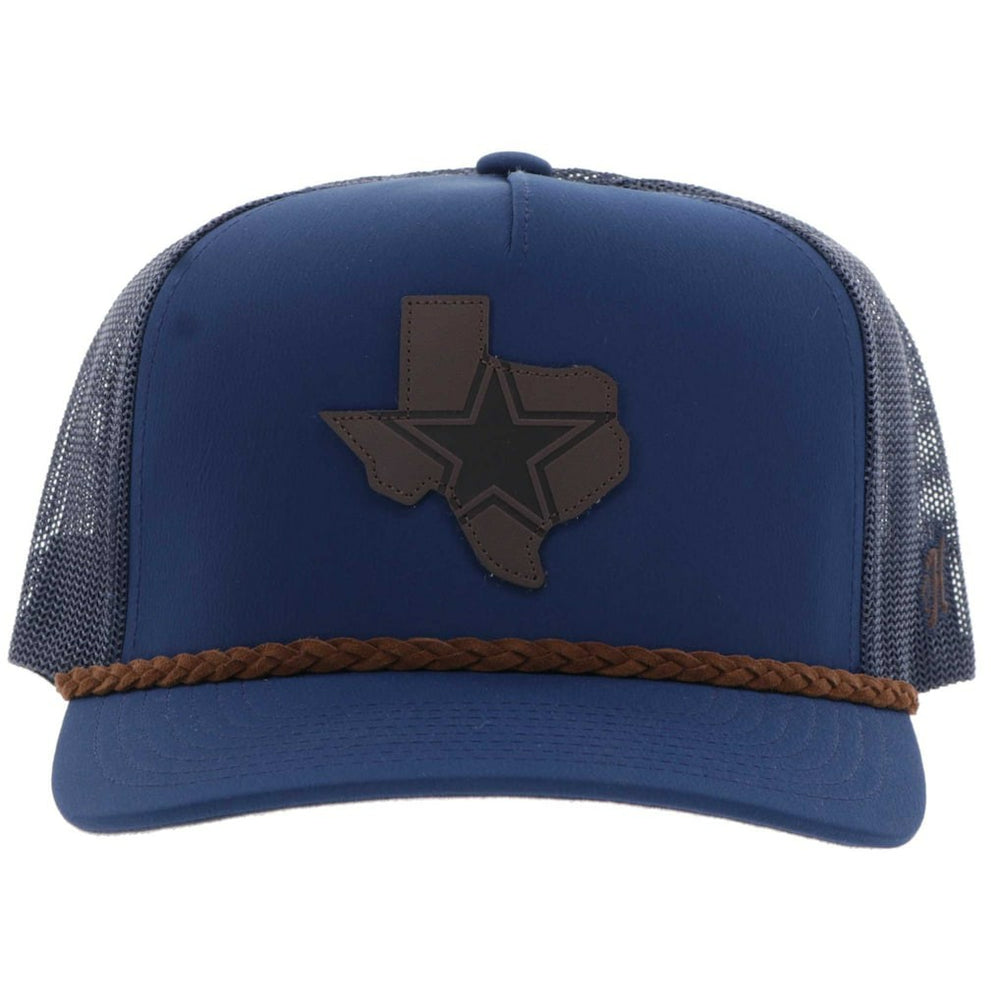 Dallas Cowboys HOOey State Patch Rope Trucker Adjustable Hat Navy | NFL