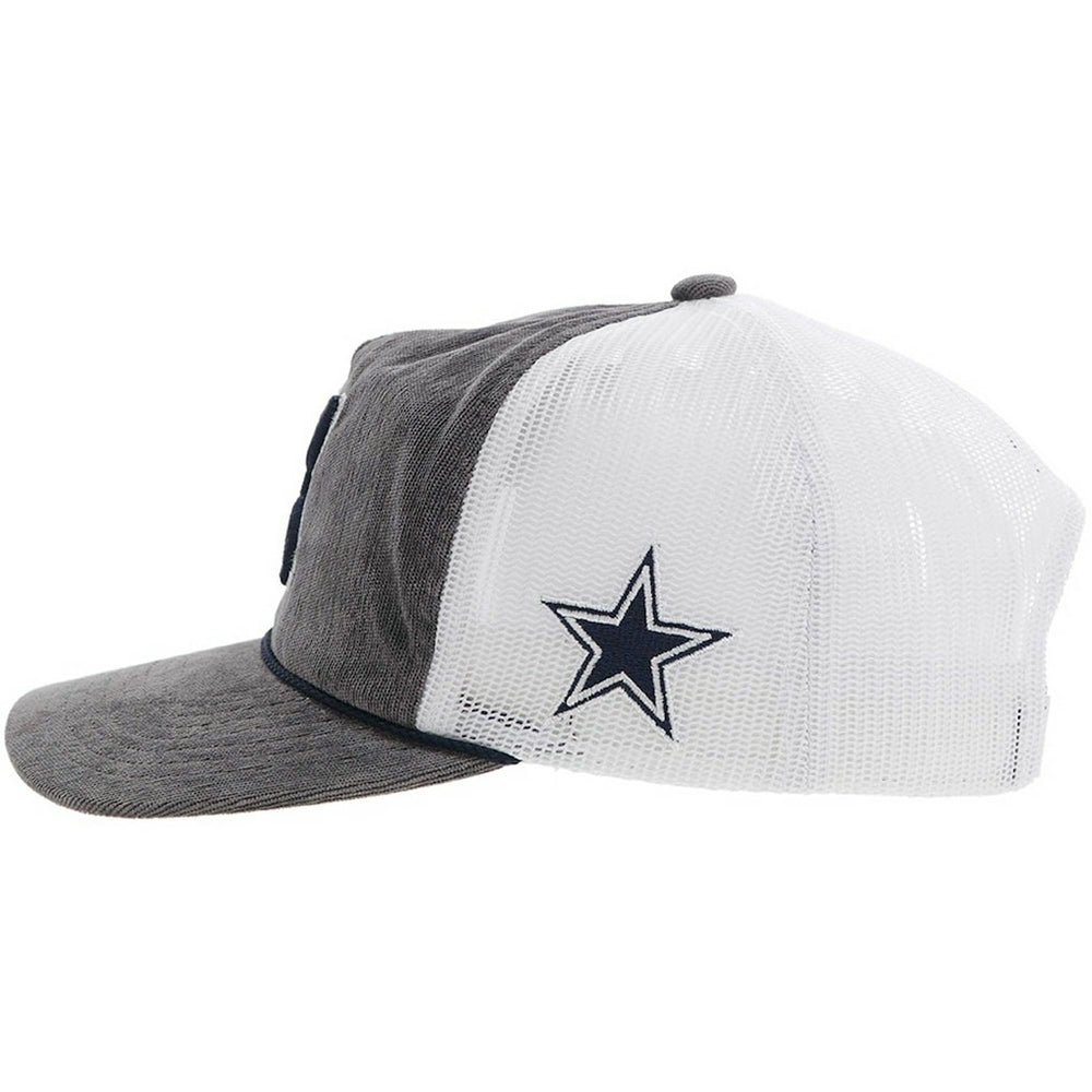 Dallas Cowboys HOOey H Cord Trucker Adjustable Hat Gray | NFL