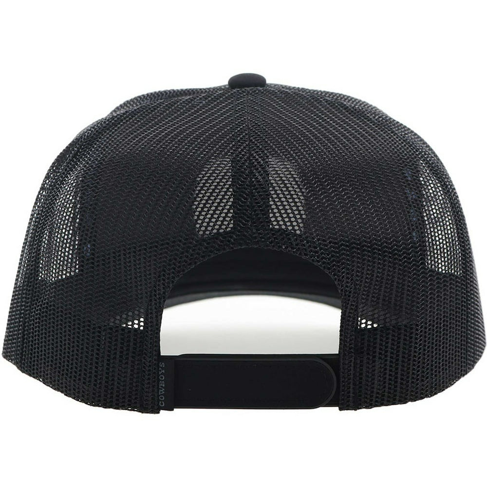 Dallas Cowboys HOOey Patch Rope Trucker Adjustable Hat Black | NFL