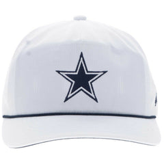 Dallas Cowboys HOOey Star Logo Rope Adjustable Hat White | NFL