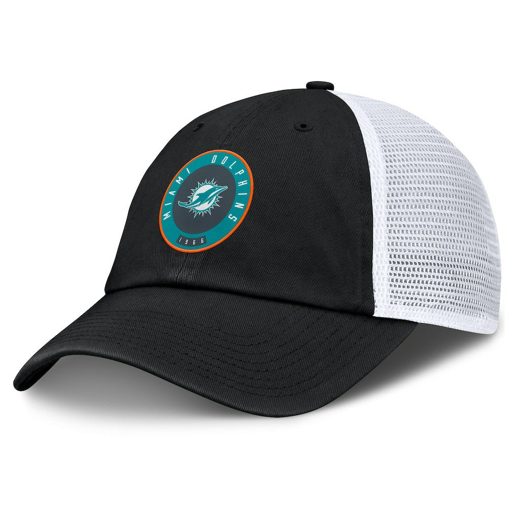 Miami Dolphins Averie Trucker Adjustable Hat Black | Fanatics